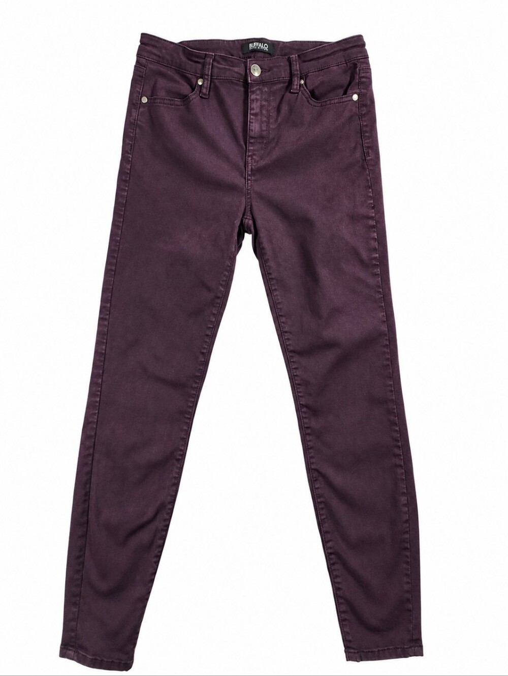 Buffalo David Bitton Hanna High Rise Skinny Jeans 4/27 Dark Raisin Stretch